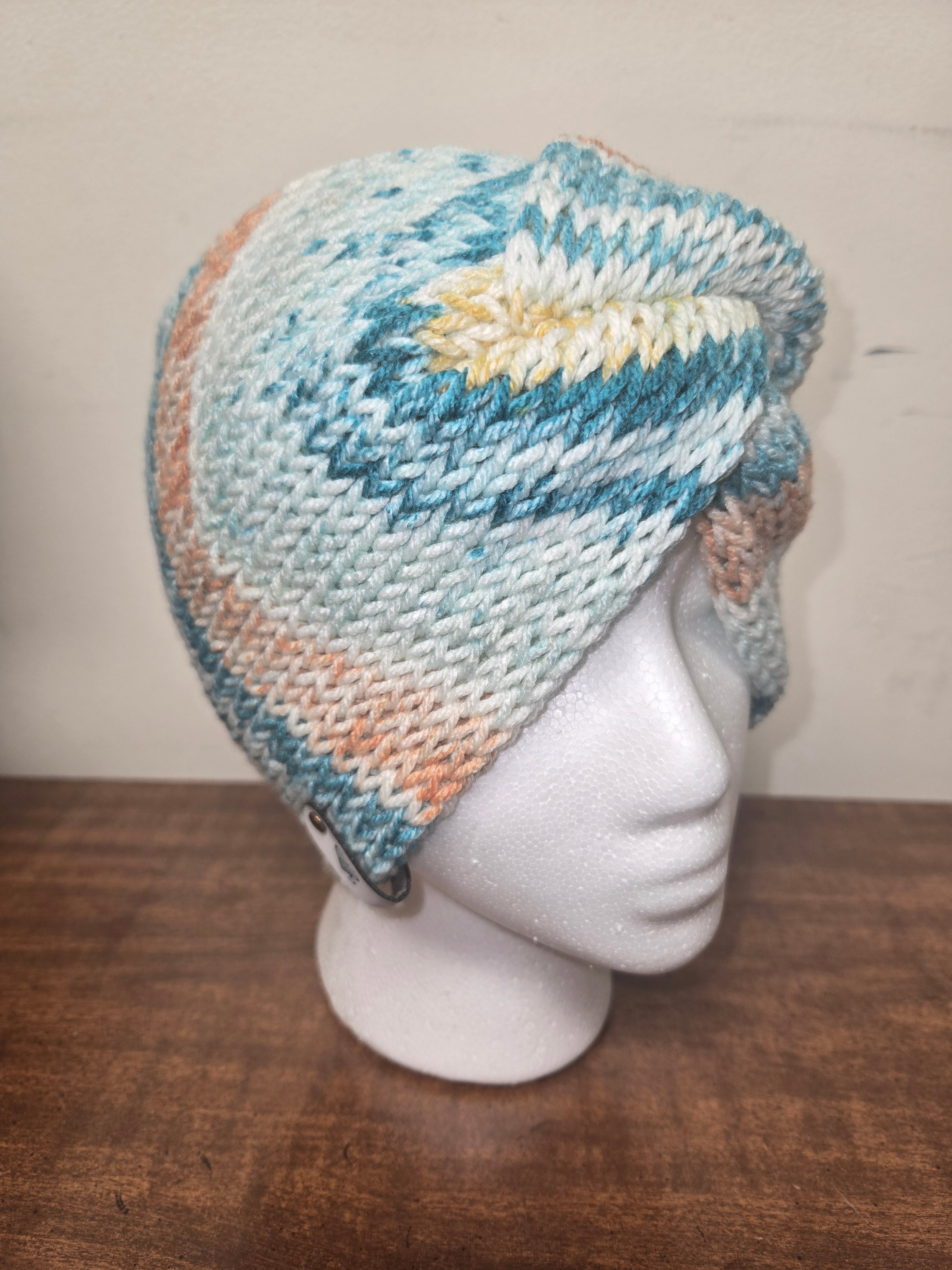 'The Struggle is Teal' Knit Headband