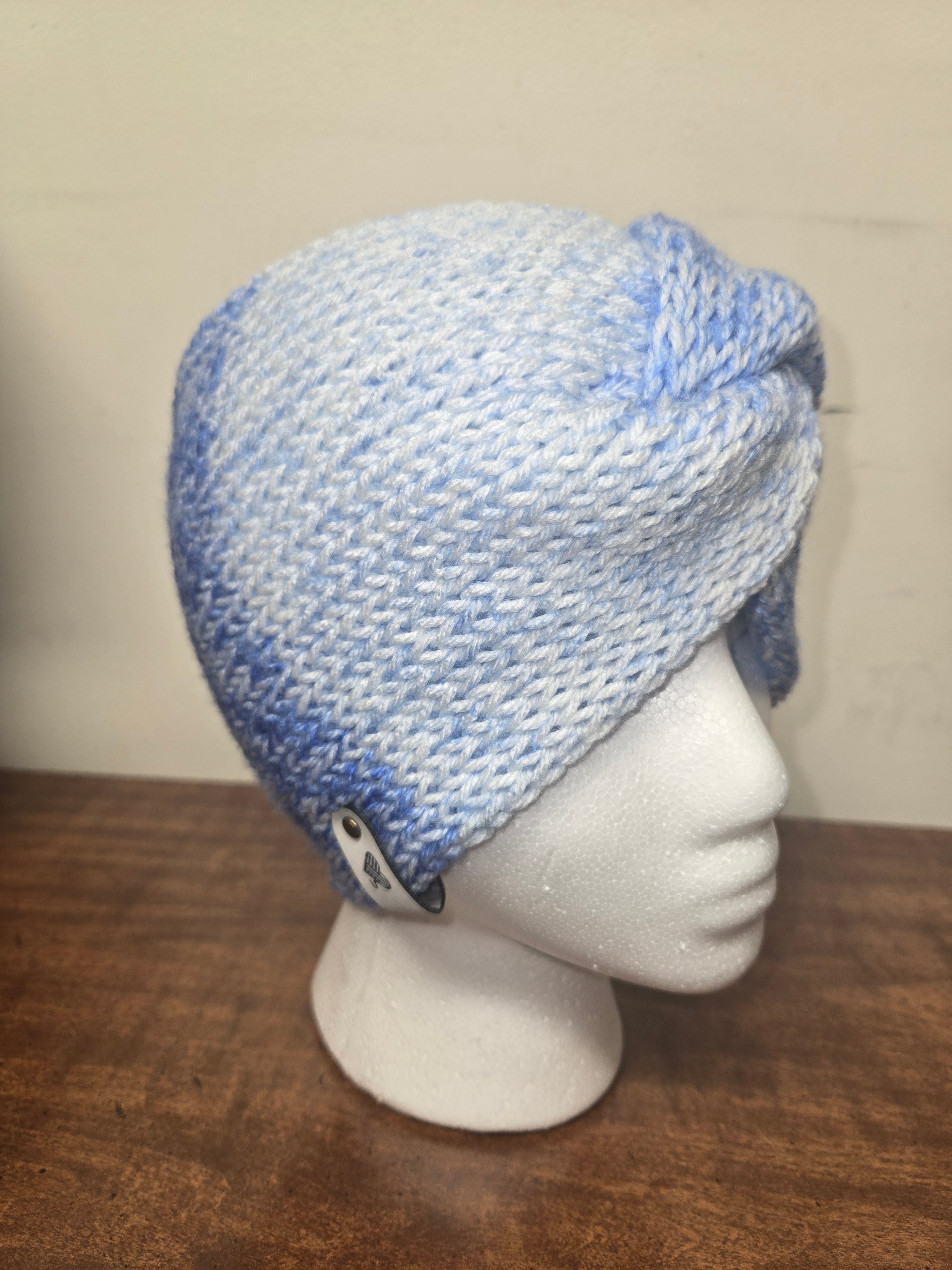 Blue Ombre Knit Headband