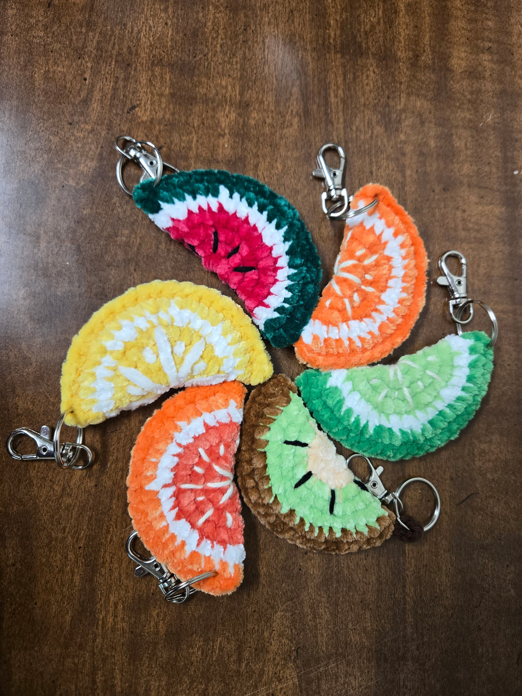 Fruit Slice Keychain
