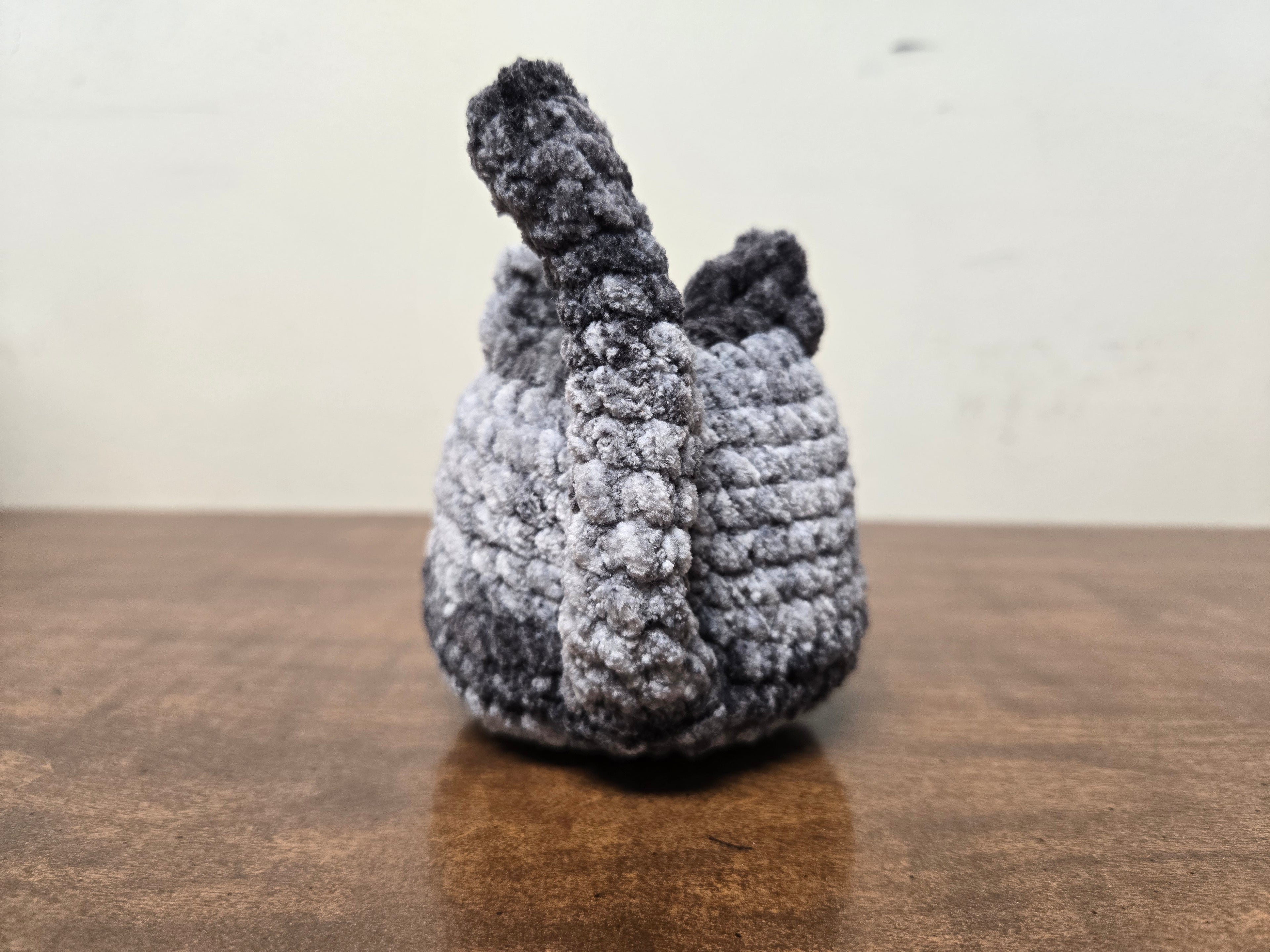 Small Grey Chonky Cat Plushy