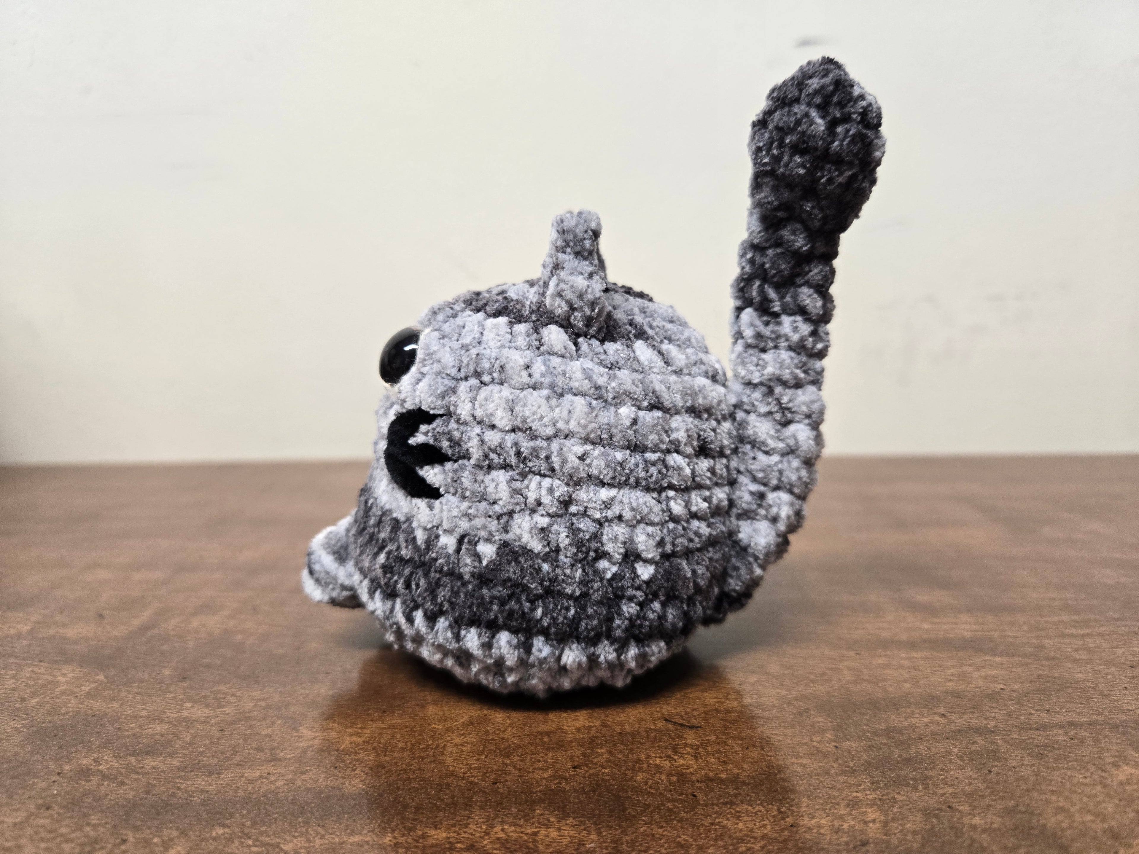 Small Grey Chonky Cat Plushy