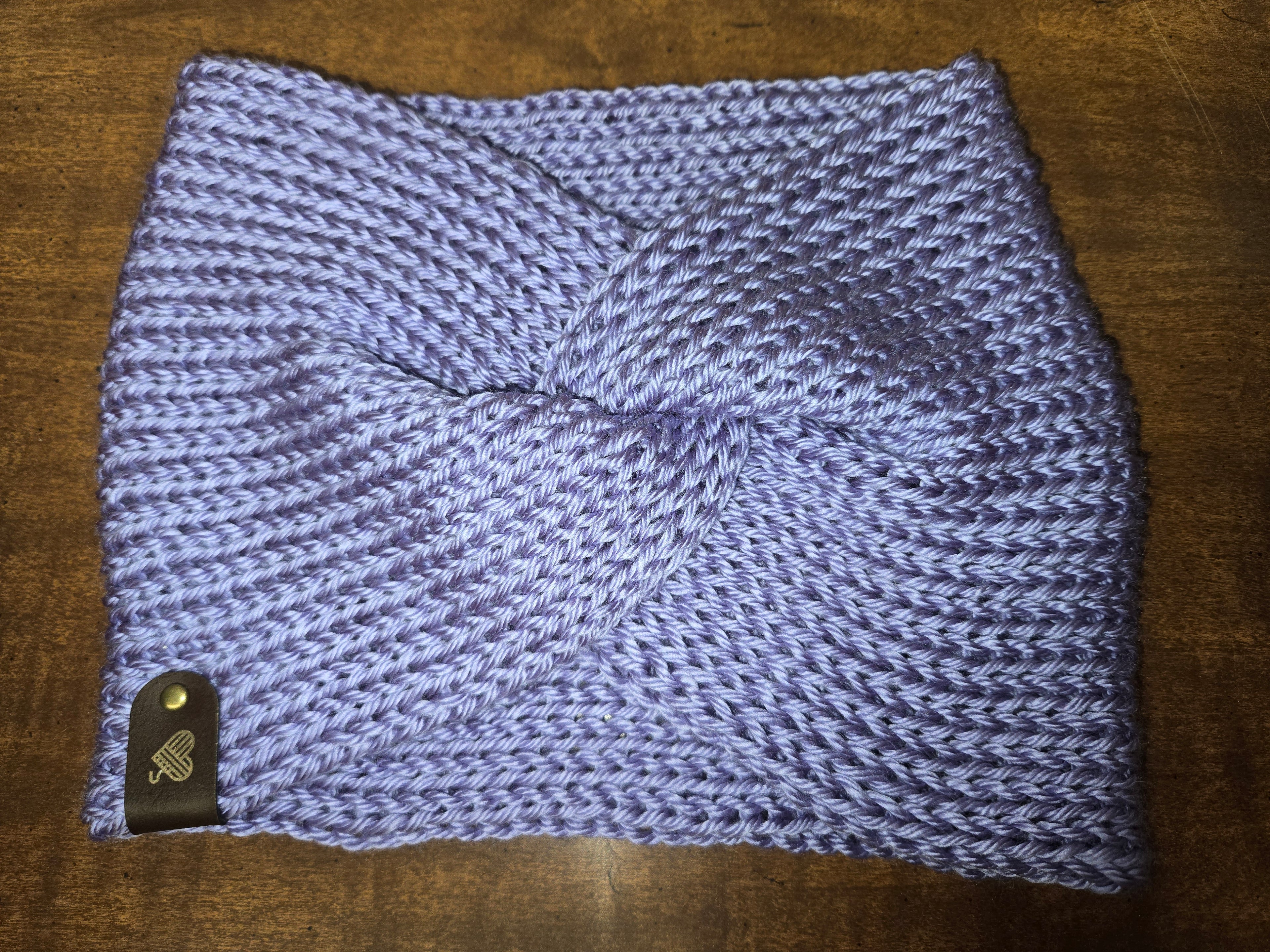 Purple Knit Headband