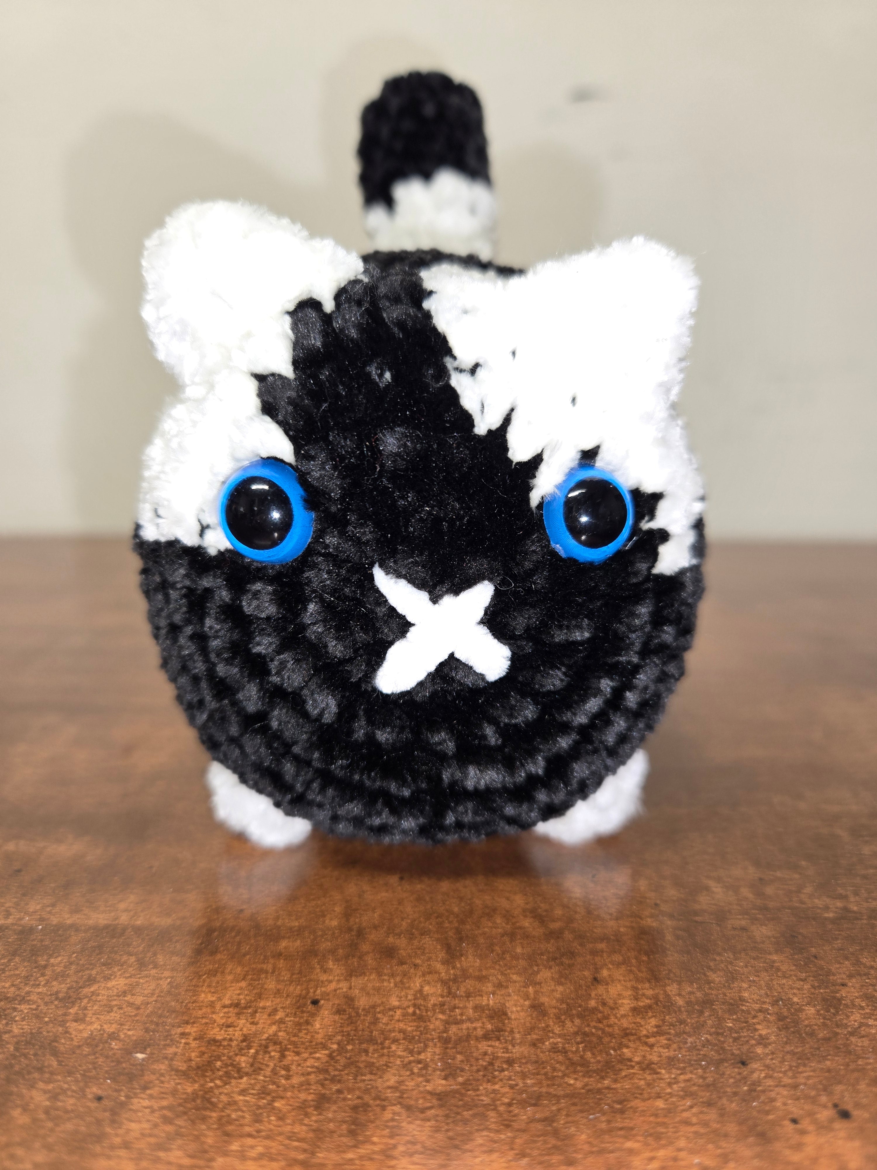 Small Color Patch Loaf Cat Plushy