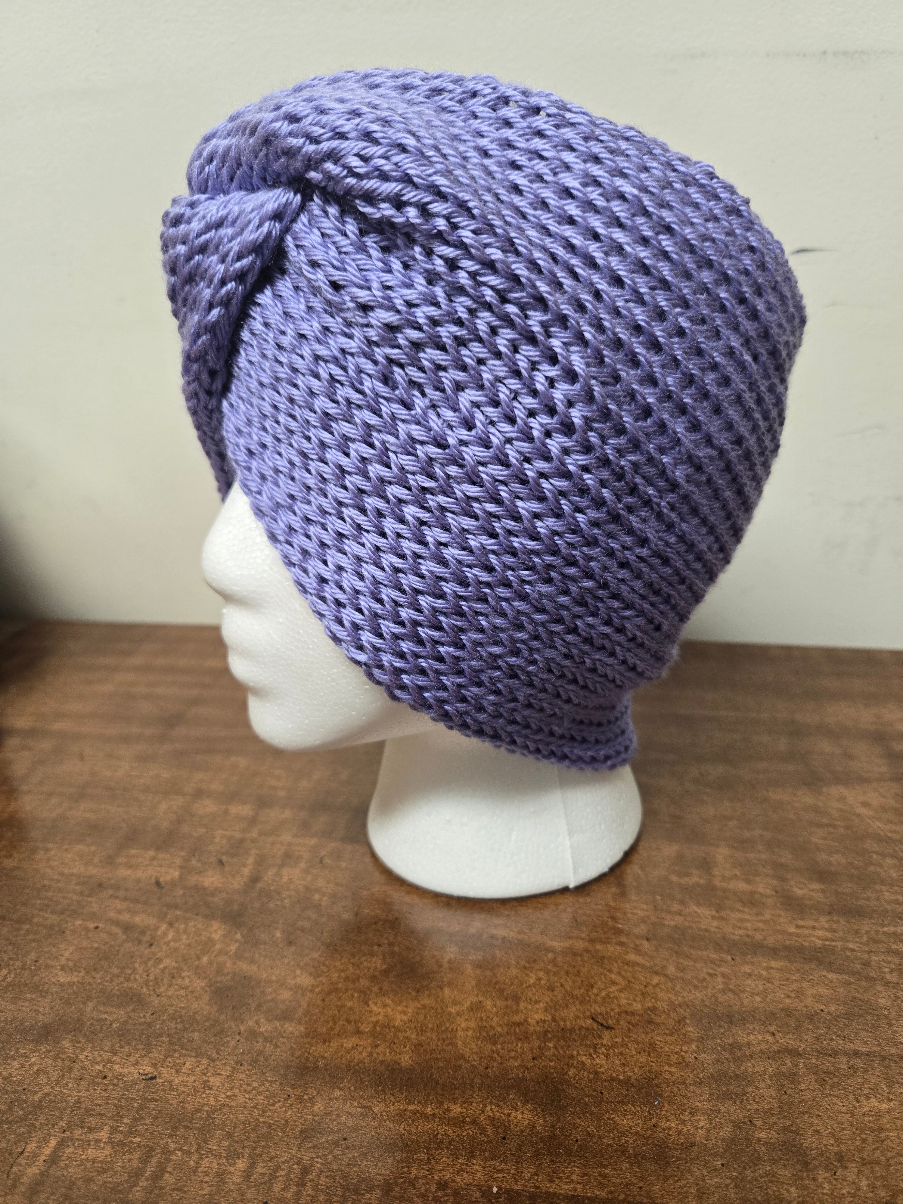 Purple Knit Headband